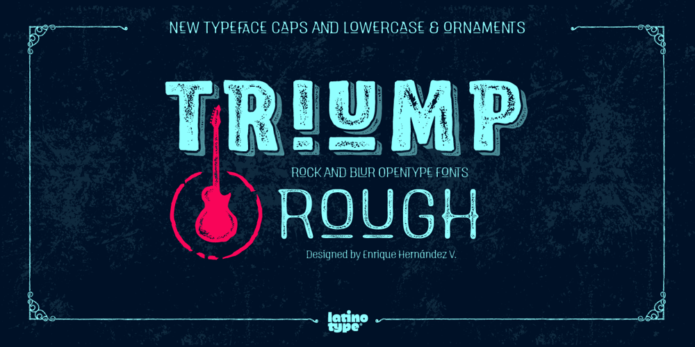 Triump Rough font