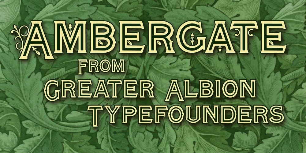 Ambergate font