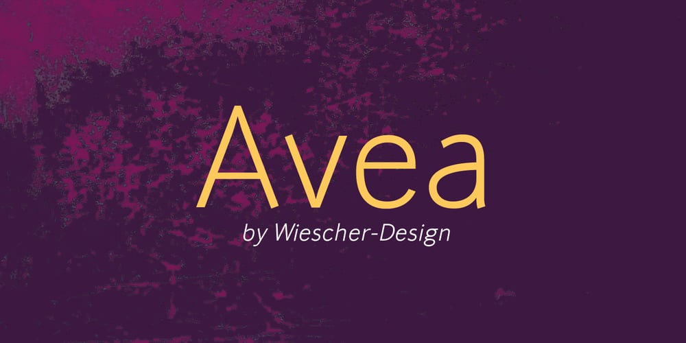 Avea font