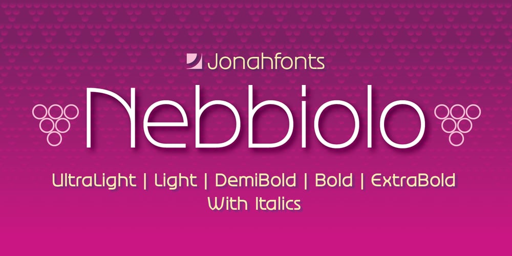 Nebbiolo font