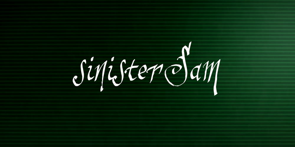 SinisterSam font