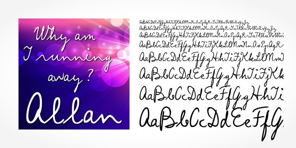 Allan Handwriting font