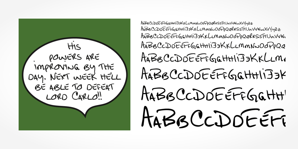 Carlo Handwriting font