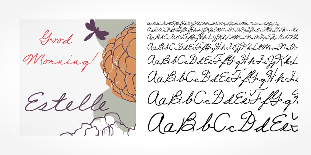 Estelle Handwriting font