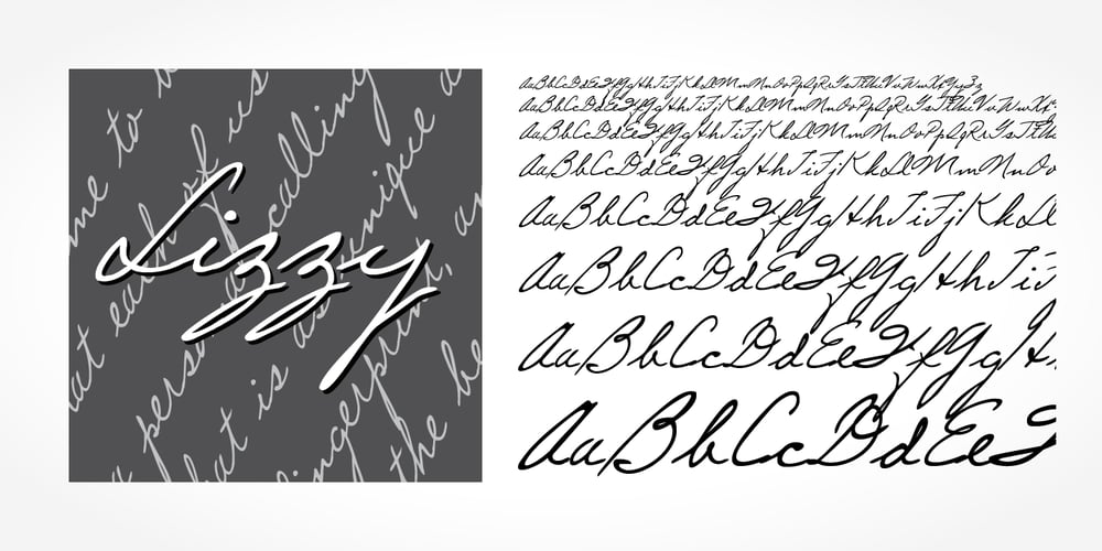 Lizzy Handwriting font