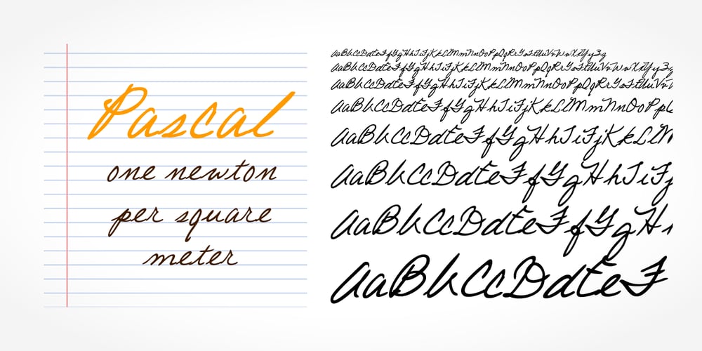 Pascal Handwriting font