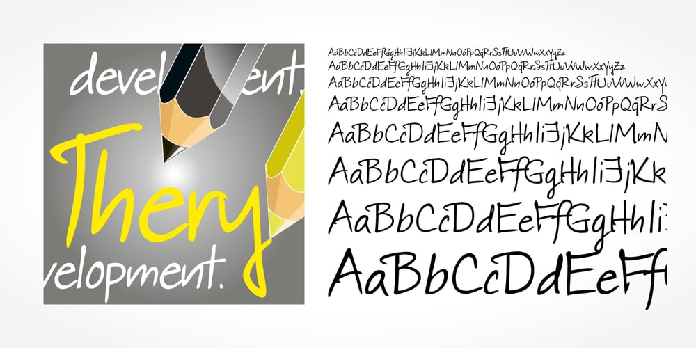 Thery Handwriting font