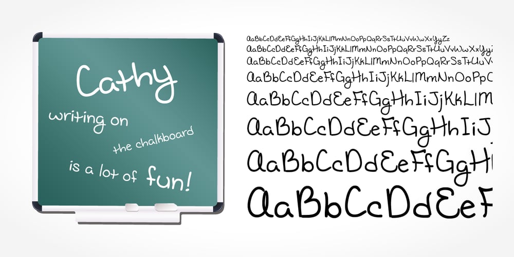 Cathy Handwriting font