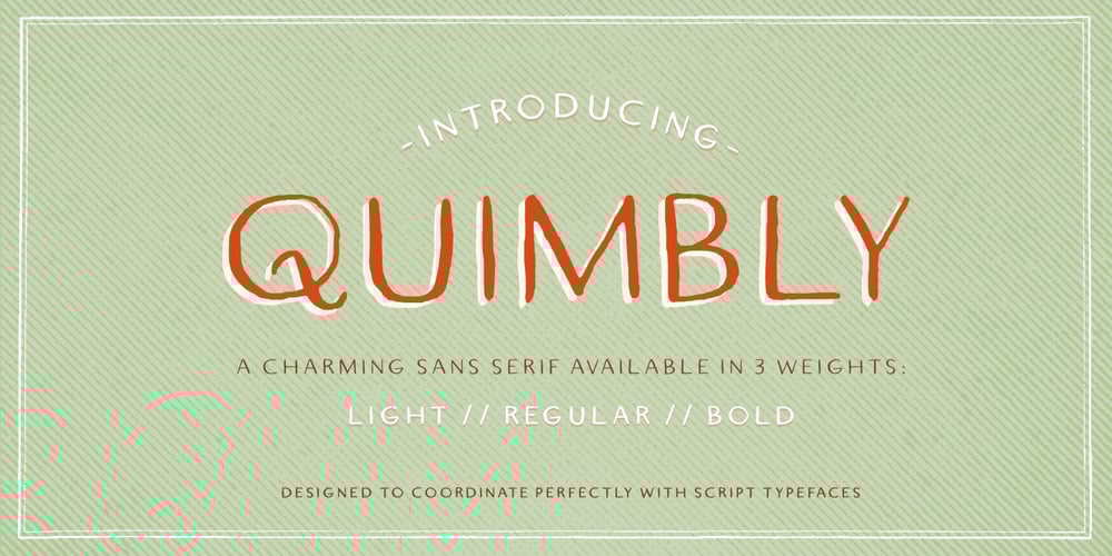 Quimbly font
