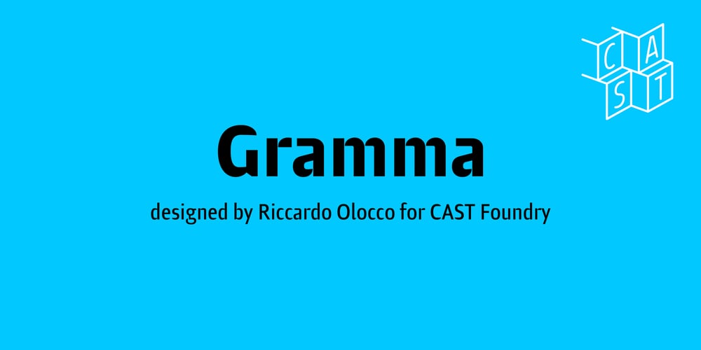 Gramma font
