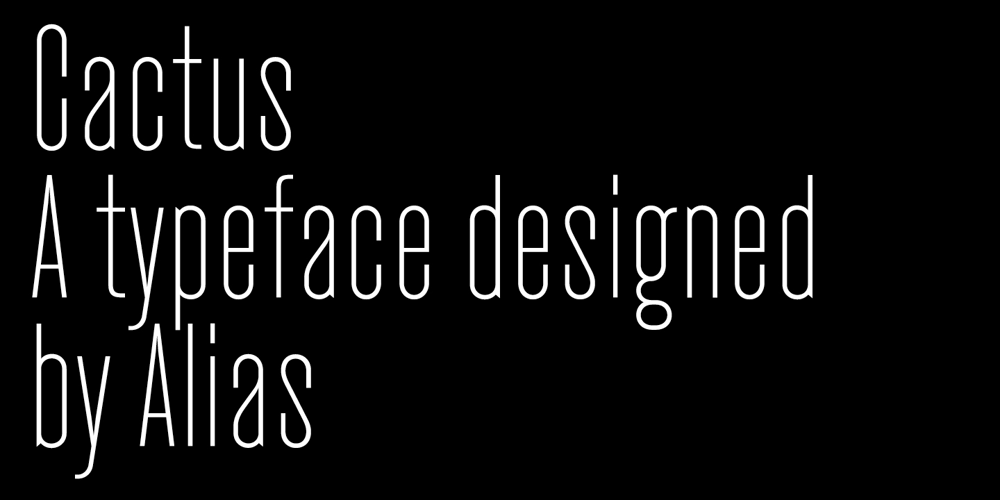 Cactus font