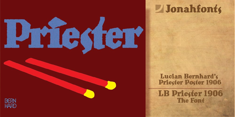 LB Priester 1906 font