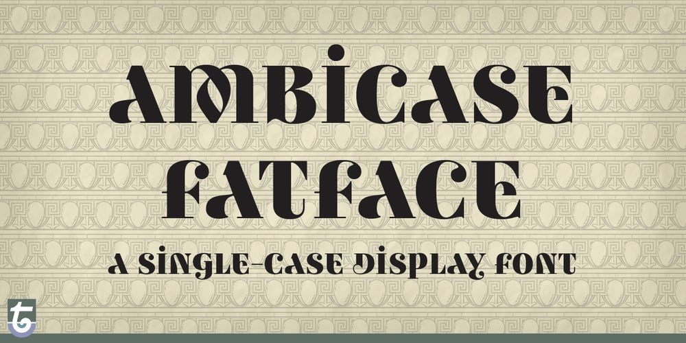Ambicase Fatface font