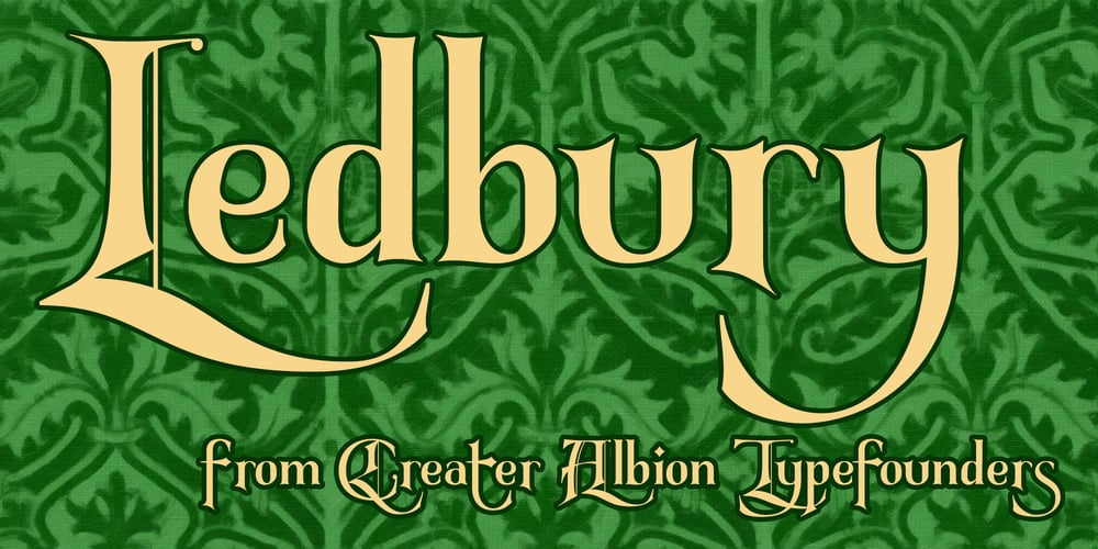 Ledbury font