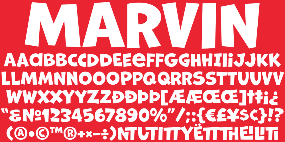 Marvin font