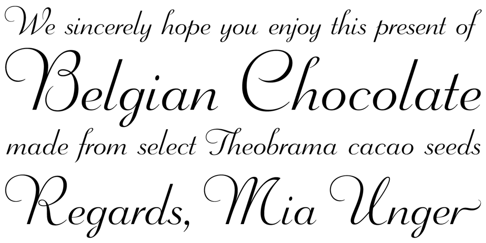 Wagner Script font