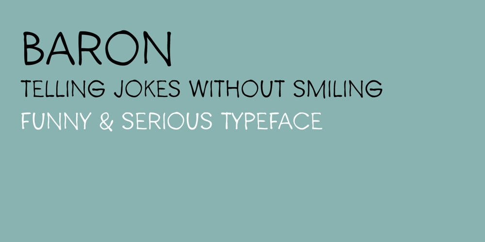 Baron font