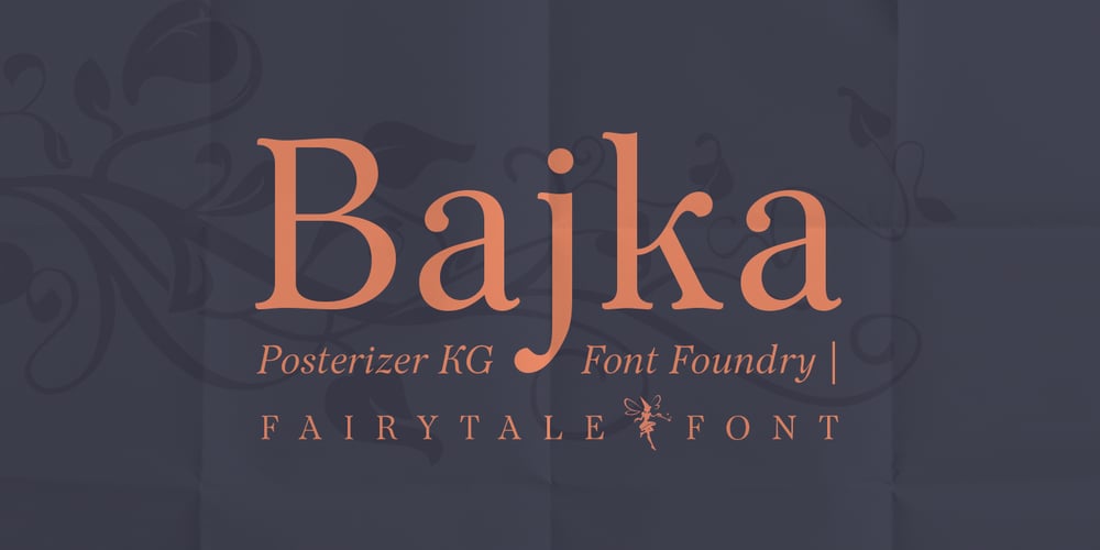 Bajka font