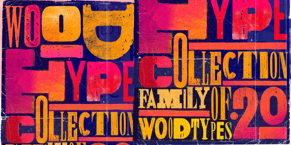 WOODTYPE Collection font