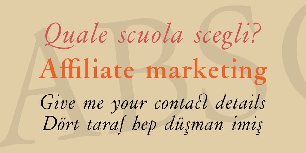 Flanker Garaldus font