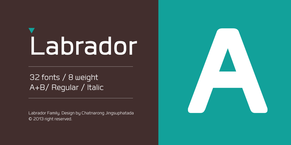 Labrador font