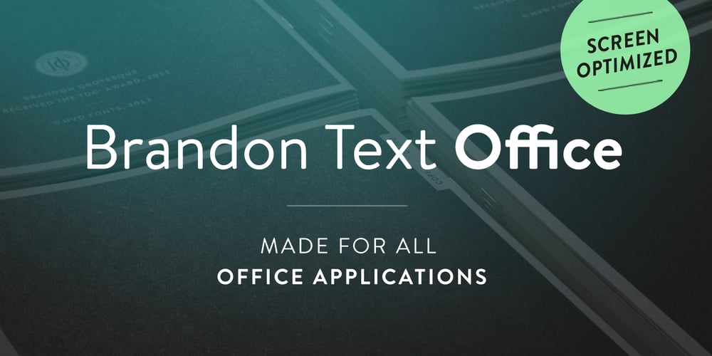 Brandon Text Office font