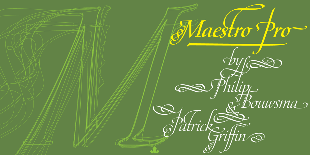 Maestro font