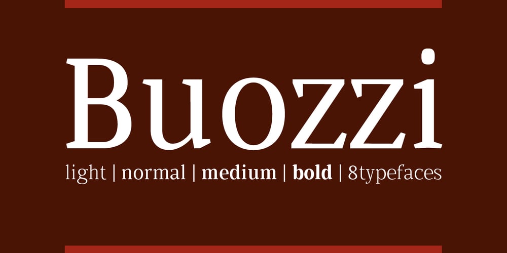 Buozzi font