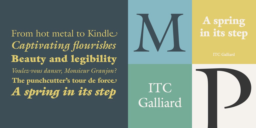 ITC Galliard font