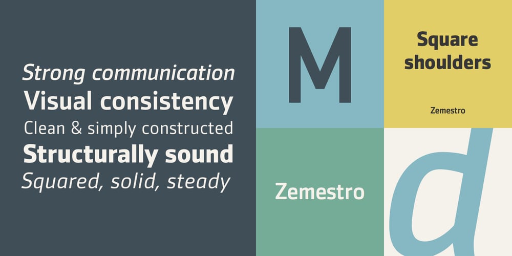 Zemestro font