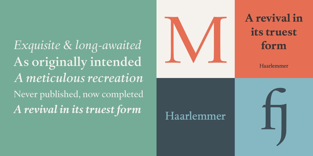 Haarlemmer font