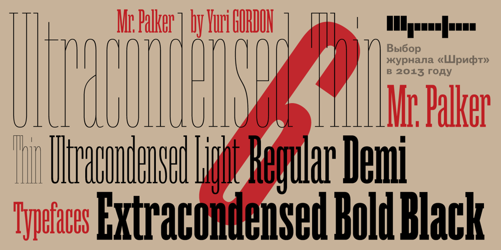 Mr Palker font