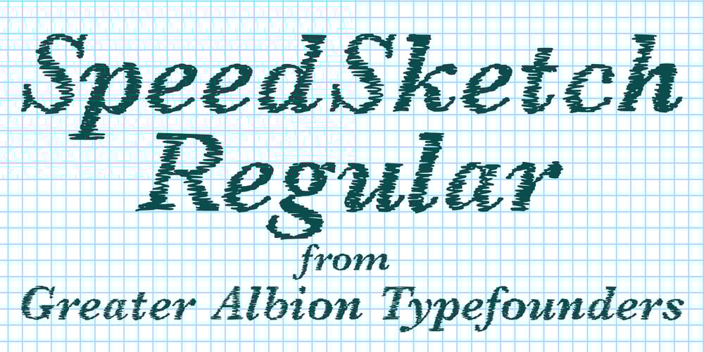 SpeedSketch font