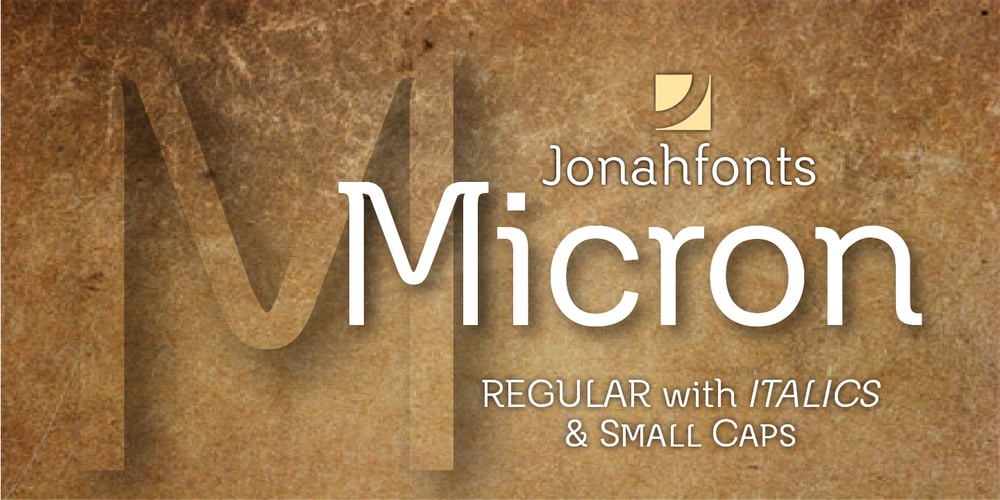 Micron font