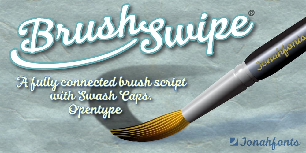 Brush Swipe font
