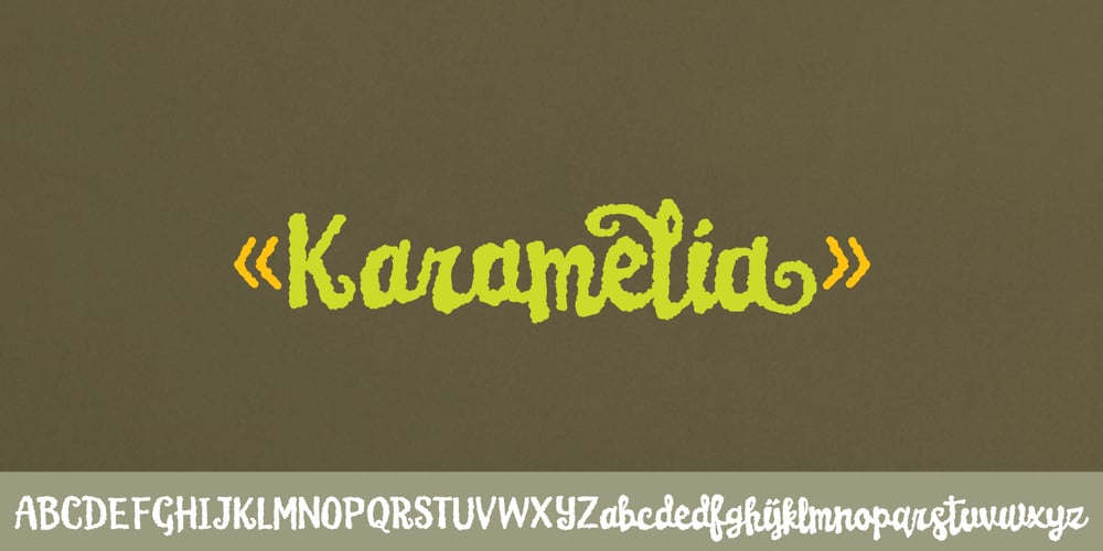 Karamelia font