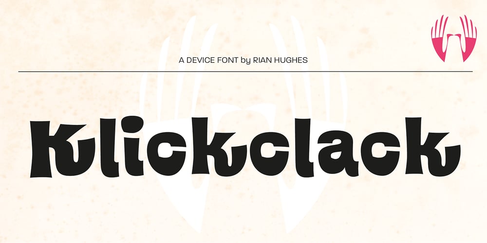 Klickclack font