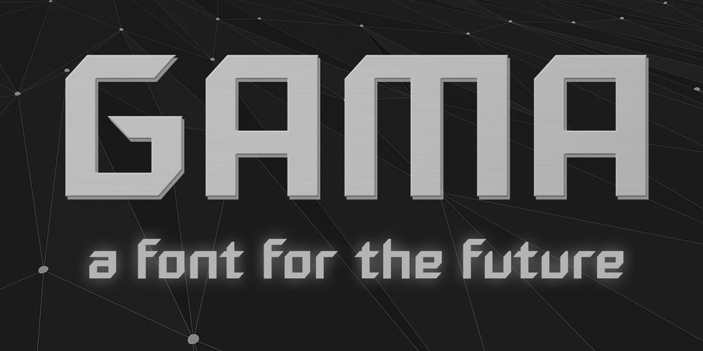 Gama font