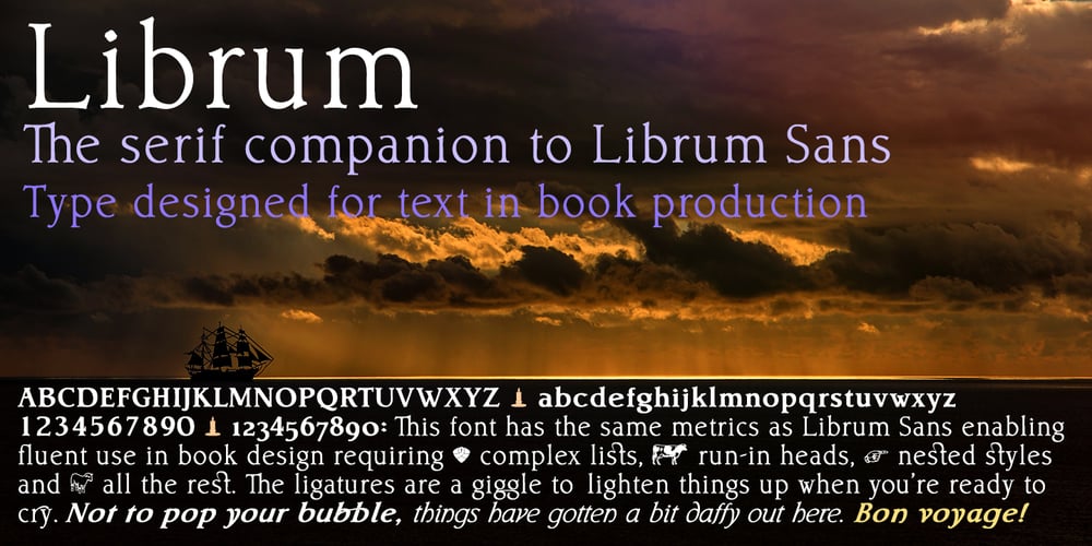 Librum font