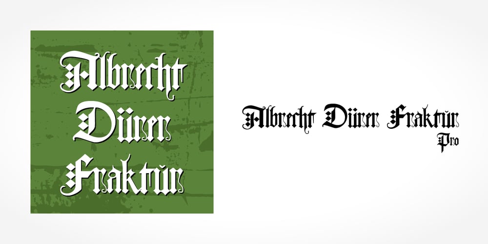 Albrecht Duerer Fraktur Pro font
