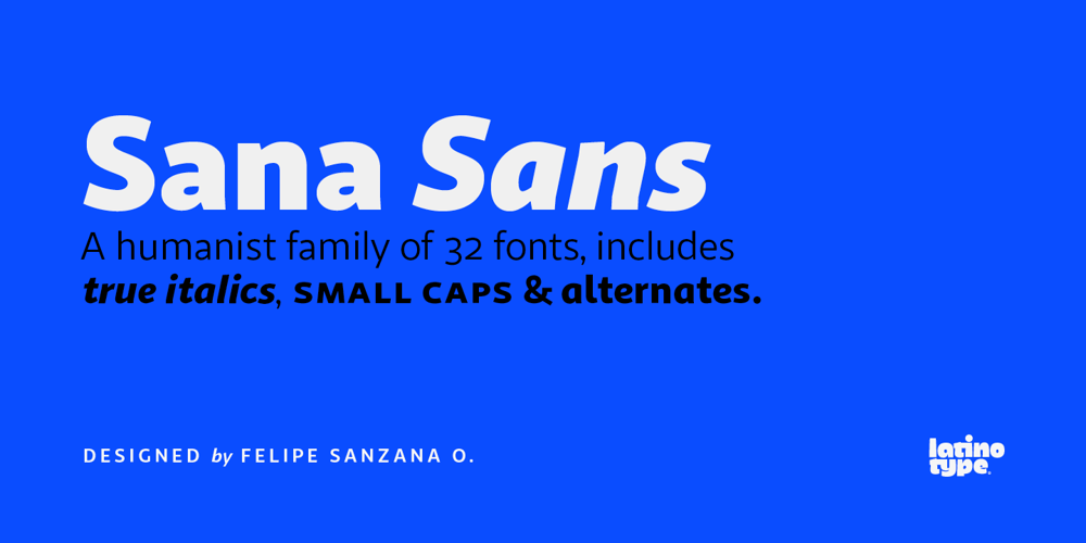 Sana Sans font