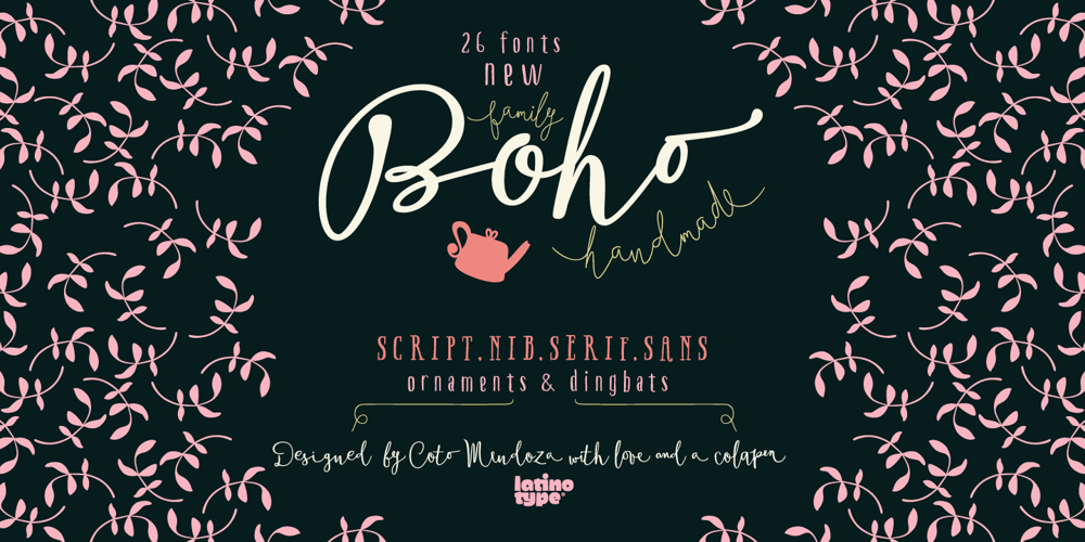 Boho font