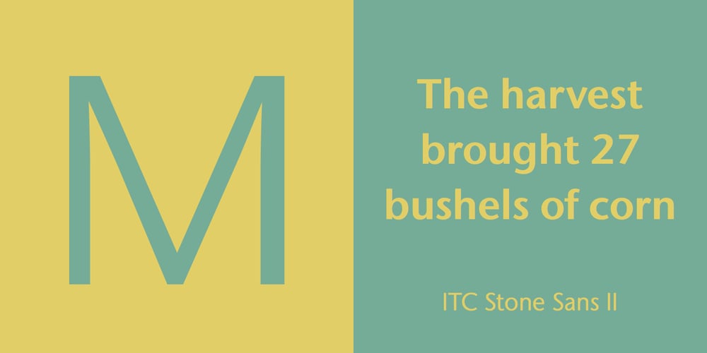ITC Stone Sans II font