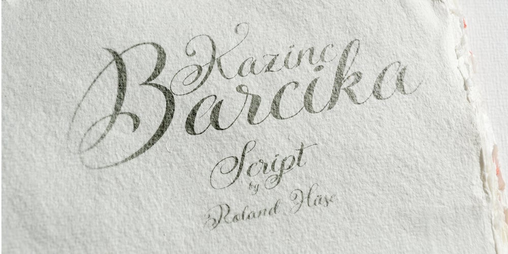 Kazincbarcika Script font