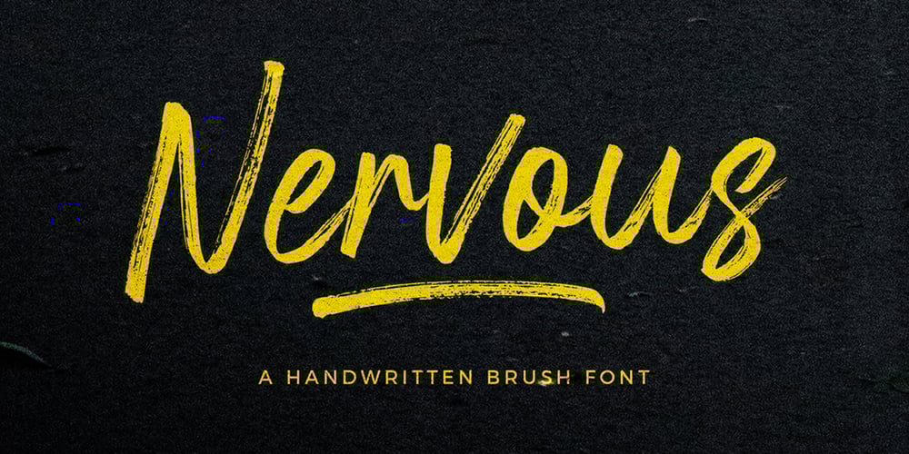 Nervous font