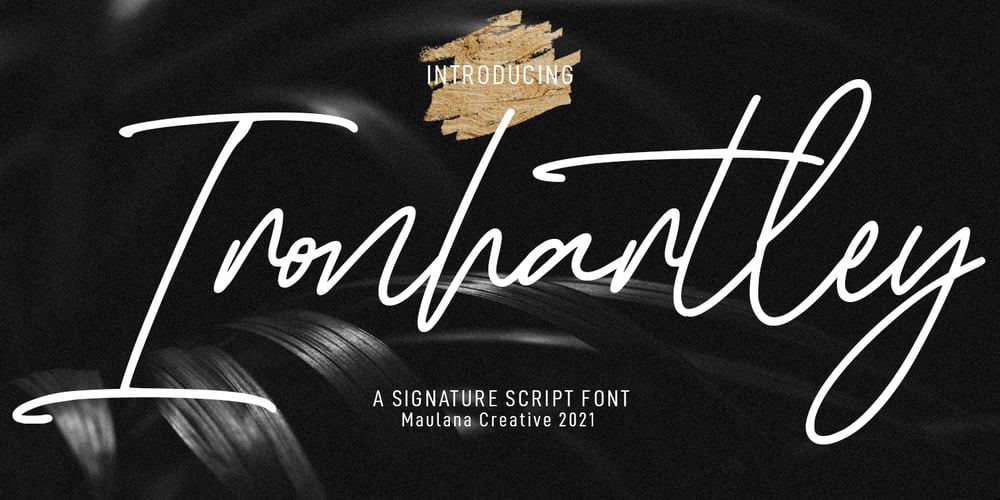 Ironhartley font
