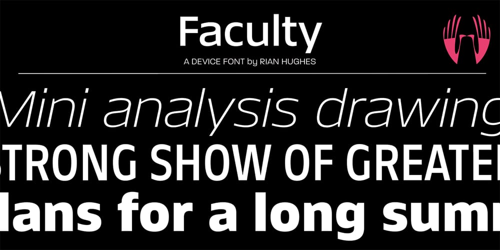 Faculty font