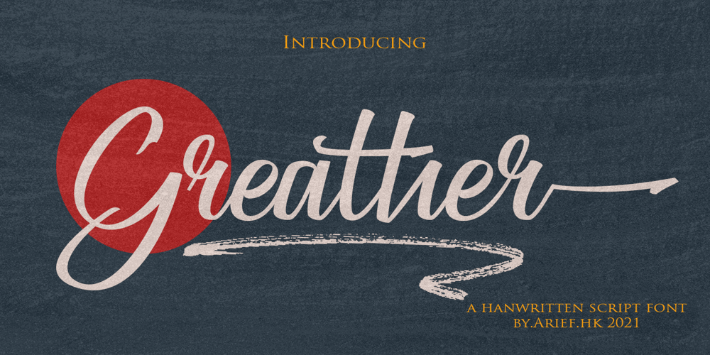 Greather font
