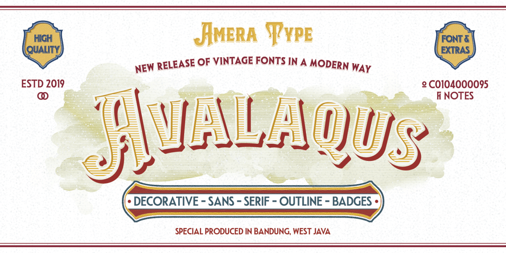 Avalaqus font