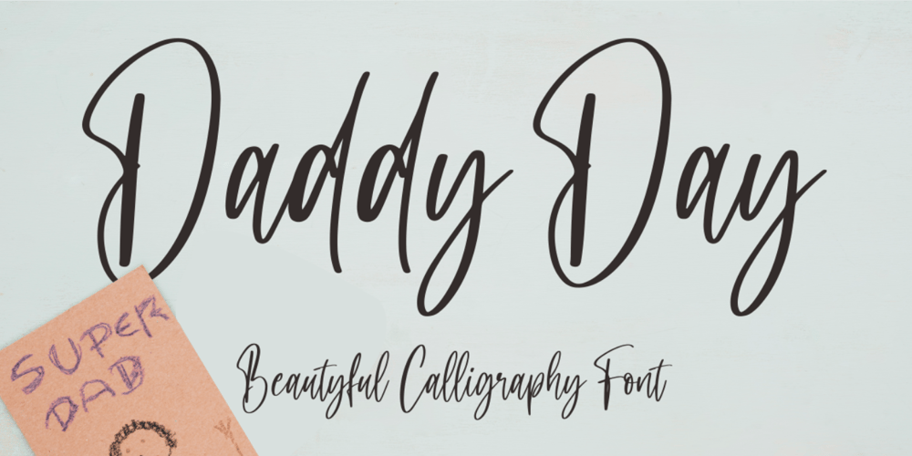 Daddy Day font
